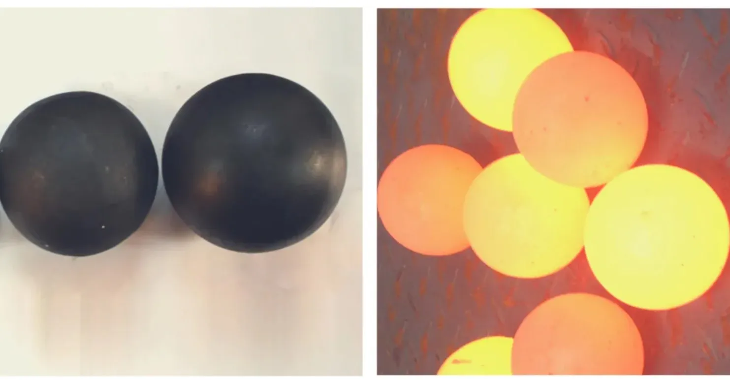 Forged steel balls 10mm to 130mm for mine crushing