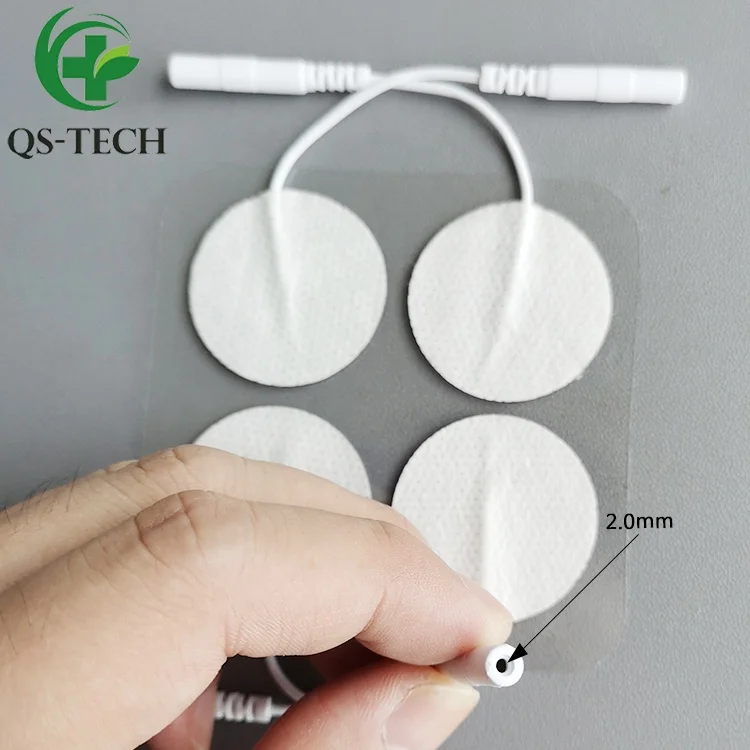 TENS Electrodes Wired Replacement Pads tens adhesive electrode pads for tens machine