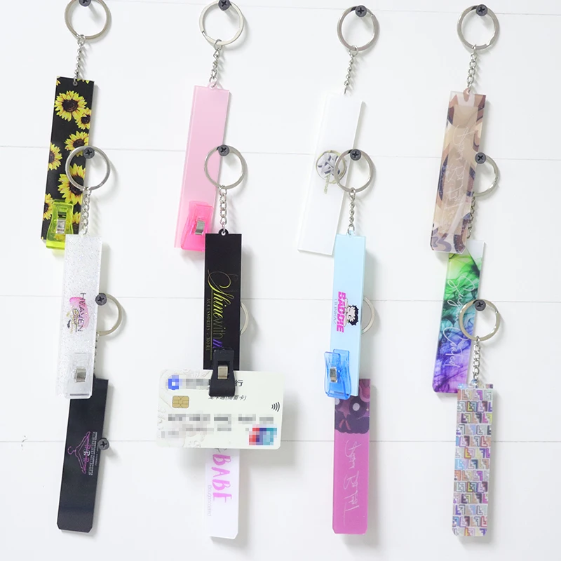 Wholesale Accessories Keychain Purse Clip Atm Card Credit Grabber For Long