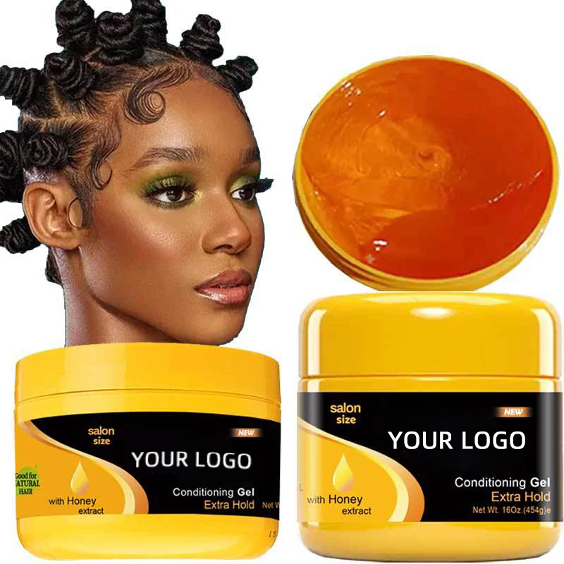 No Residue Braiding Jam Extra Hold wholesale Hair shining Edge Control Strong Hold Wax Hair Edge Control Gel Shining Jam Gel