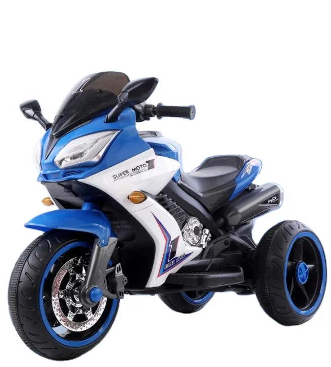 Children license electric tricycle for kids ride on 12 volt battery operated motorcycle