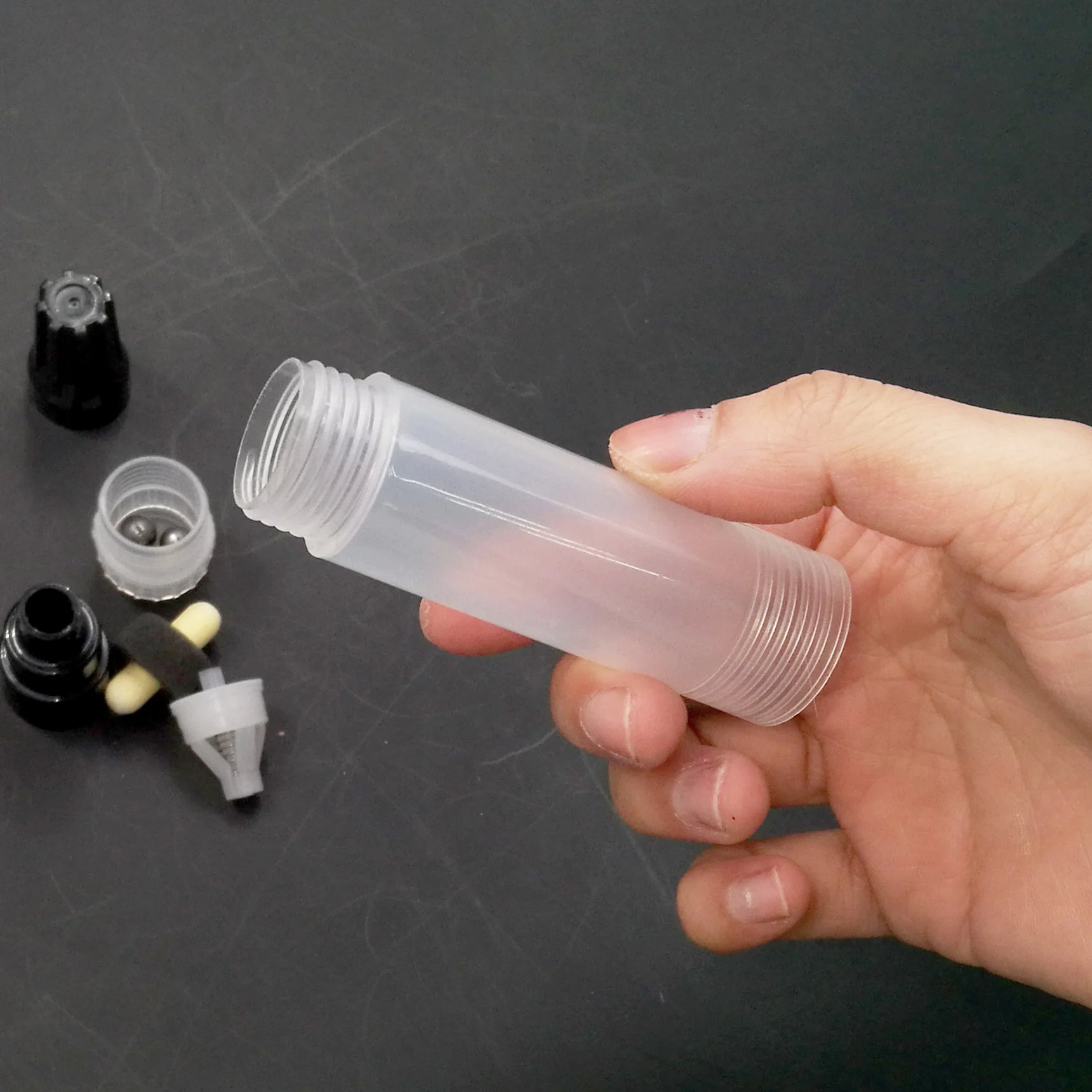 Flysea аксессуары-8 0 мм пластиковые трубки пустые маркеры ручки круглый наконечник Перманентная Краска Ручка