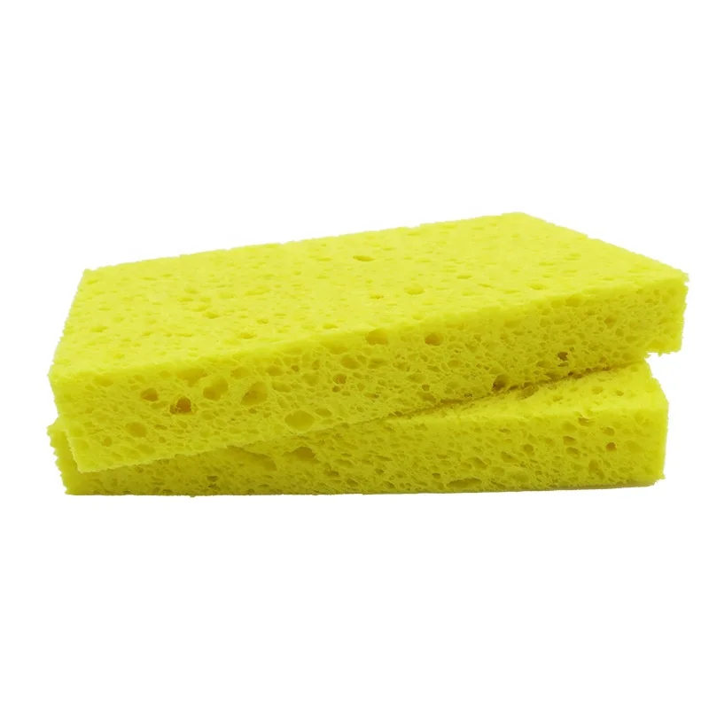 Multicolor Eco Friendly Compressed Cellulose Sponge Magic Biodegradable Kitchen Dish Washing Cleaning Sponge Cloth
