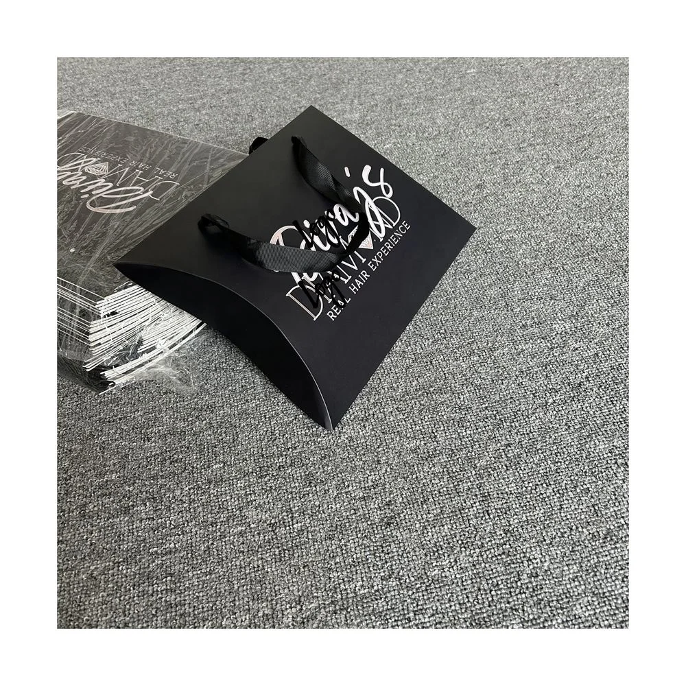 Paperboard Paper Type and Recyclable Feature cardboard hot-pink  pillow box