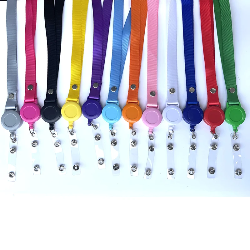 Durable Fancy Cute Yoyo Name Id Card Custom Retractable Nurse Badge Reels