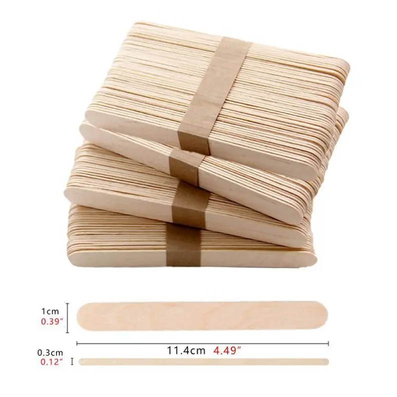 Estick Kitchen Gadget Wooden Ice Cream Sicks Production Line 100% Natural Environmental Friendly Popsicle Sticks For IceCream