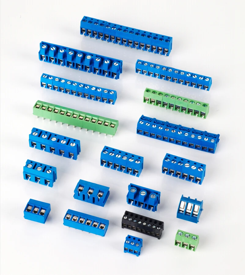 Различные виды клеммных колодок pcb высокого качества 2 54 // 3 5/3 81/5 08/7 62 шаг винта PCB Клеммная колодка