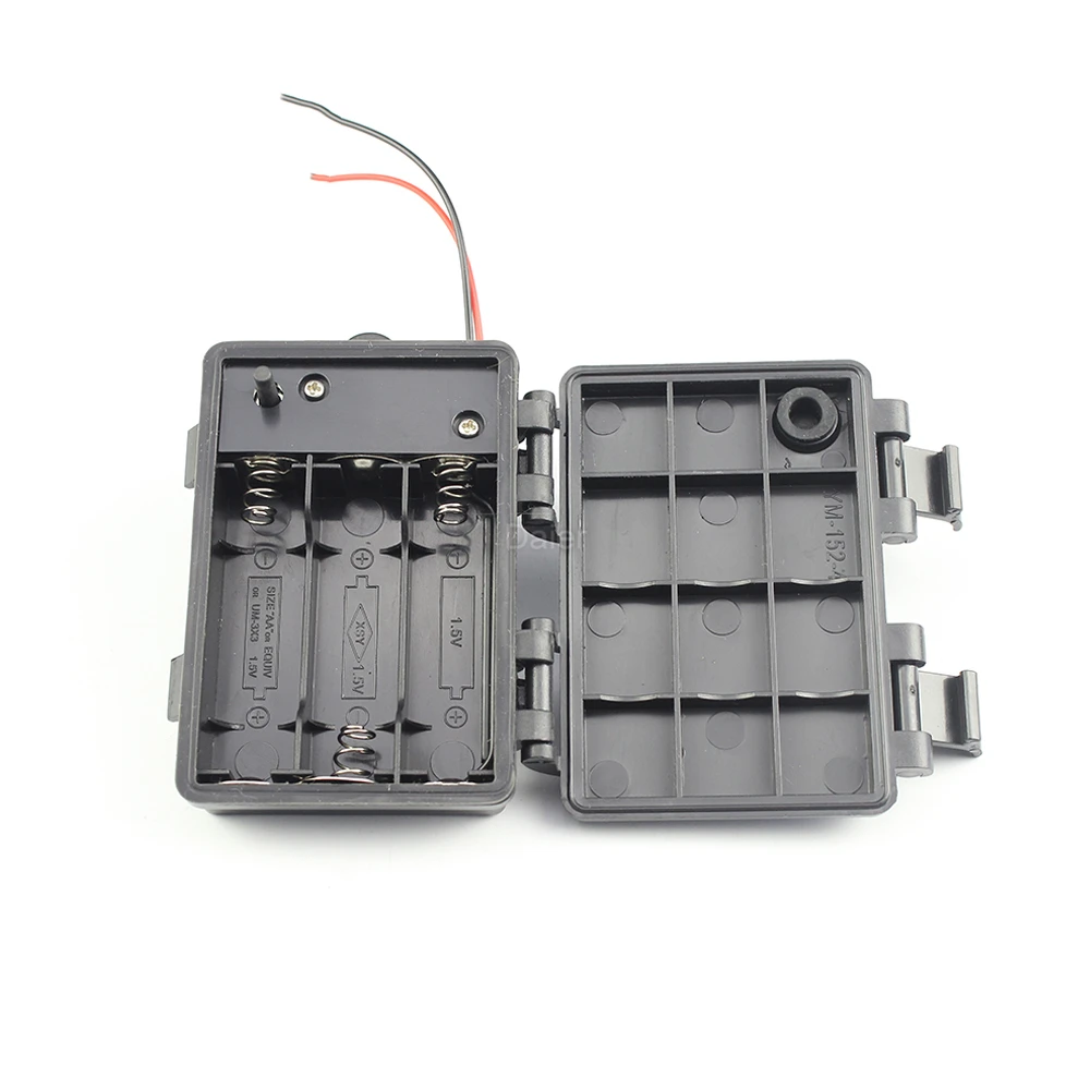 4.5V Waterproof AA Battery Box Waterproof Battery Holder