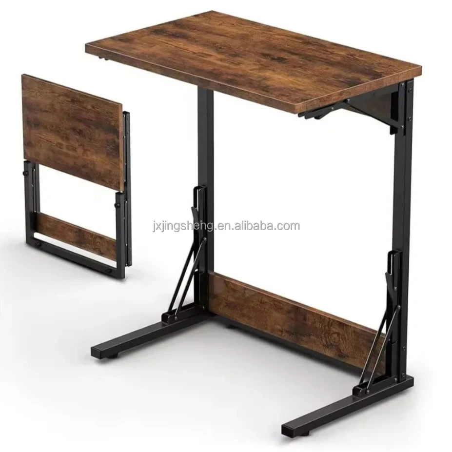 Side Table with Metal Leg Home Office Small Table Sofa Side Coffee Table
