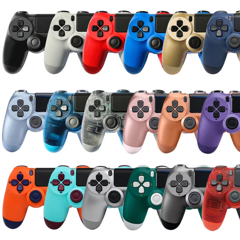 Hot Wireless Bluutooth Double Shock Gamepad For PC and Laptop PS4 Controllers Compatible Vibration Game Muti-colors Joystick