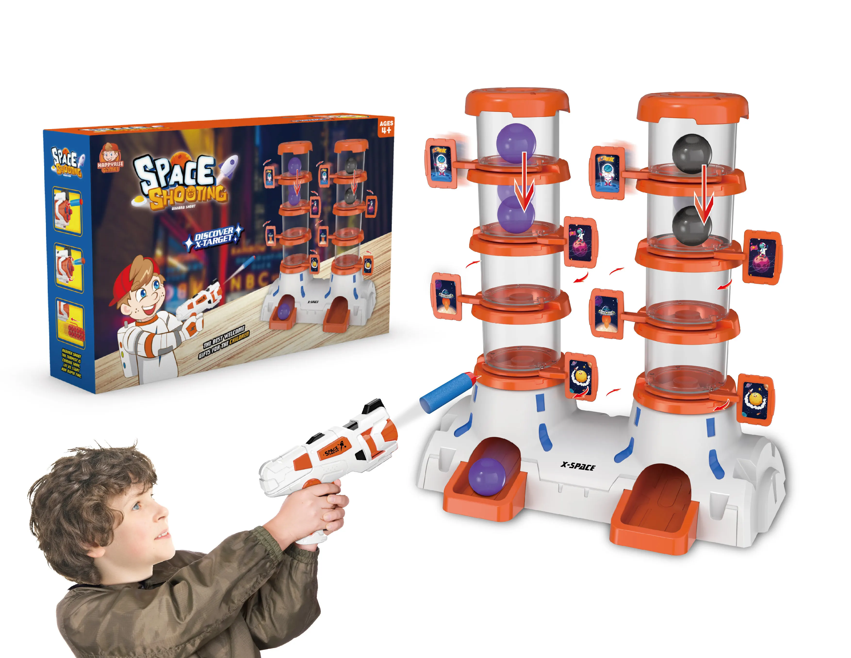 Wholesale Electric Windmill Moving Shooting Target Safe EVA Soft Bullet Airsoft Pistol Toy Guns