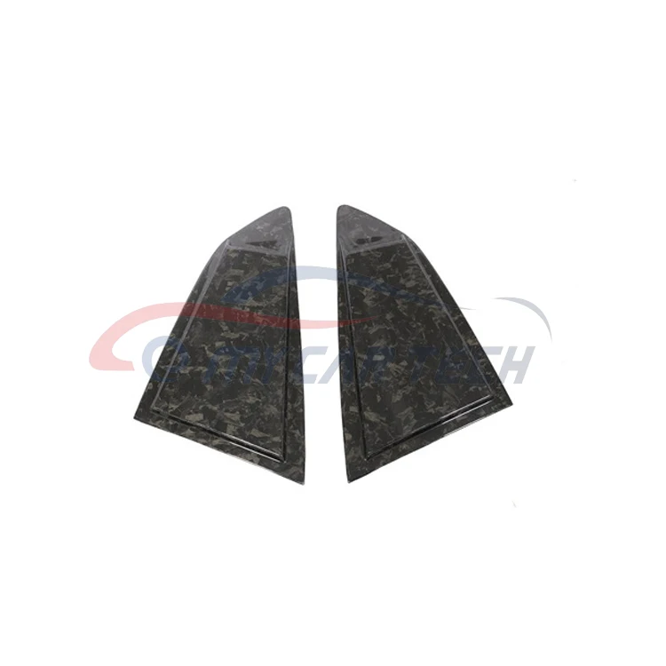 For Chevrolet Camaro 2016-2018 COUPE forged Carbon Fiber rear window triangle air vent Bodykit