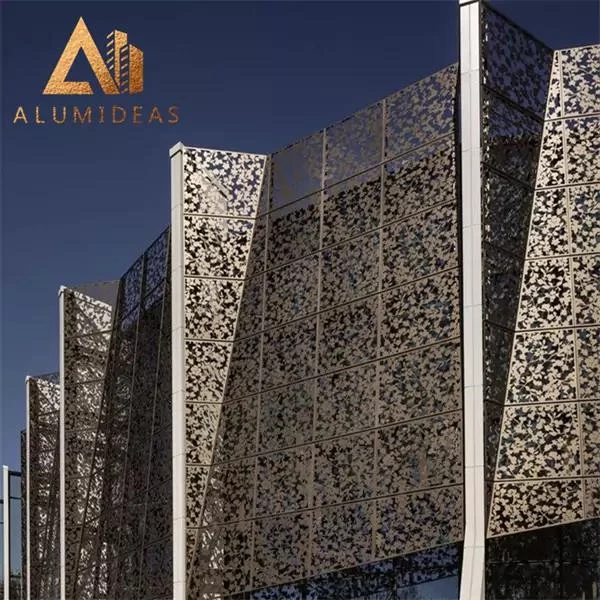high quality Metal Facade wall cladding aluminum interior exterior wall panel cladding CNC aluminum wall panel