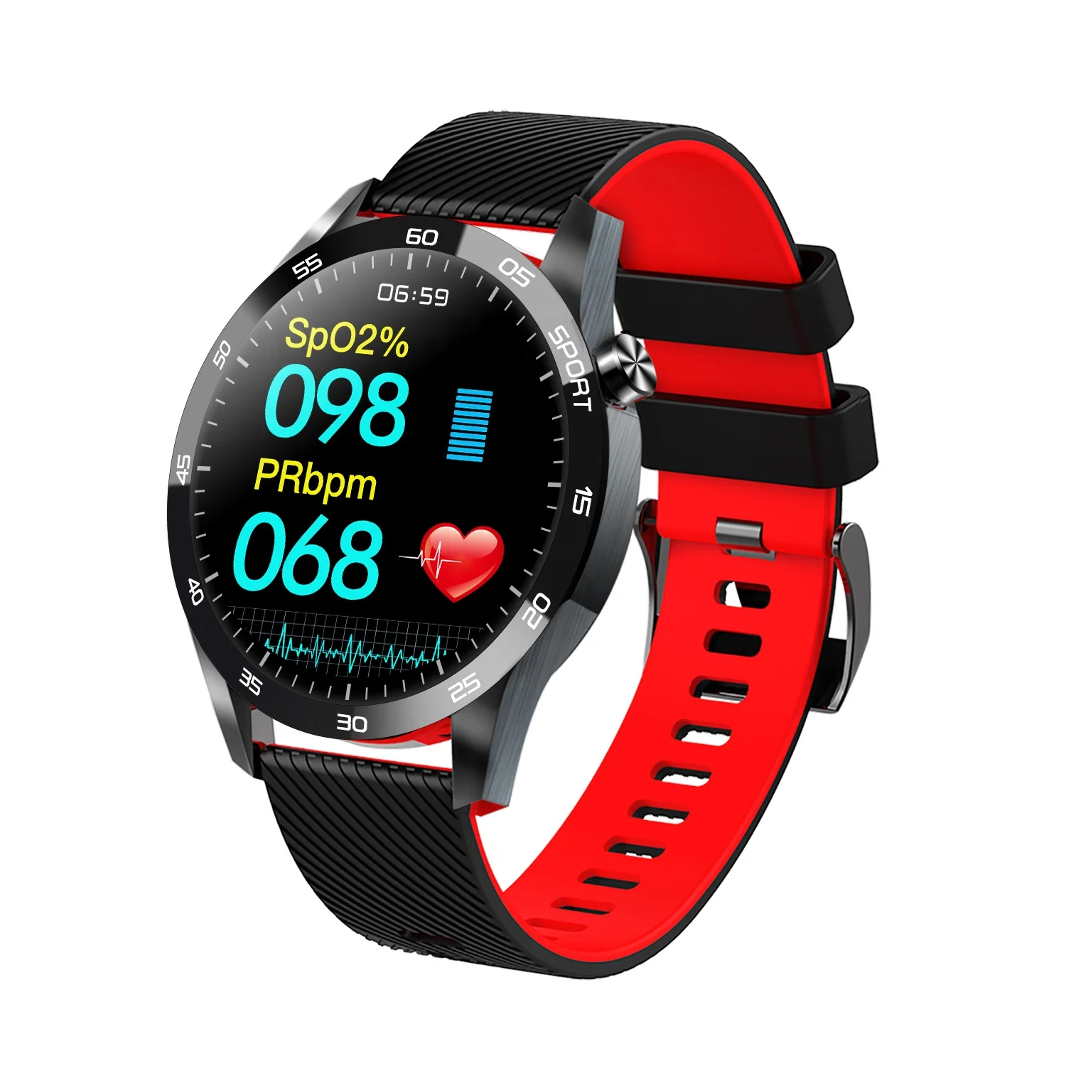 
Fashion Full Touch Screen Color Display Sports Waterproof Smart Watch 