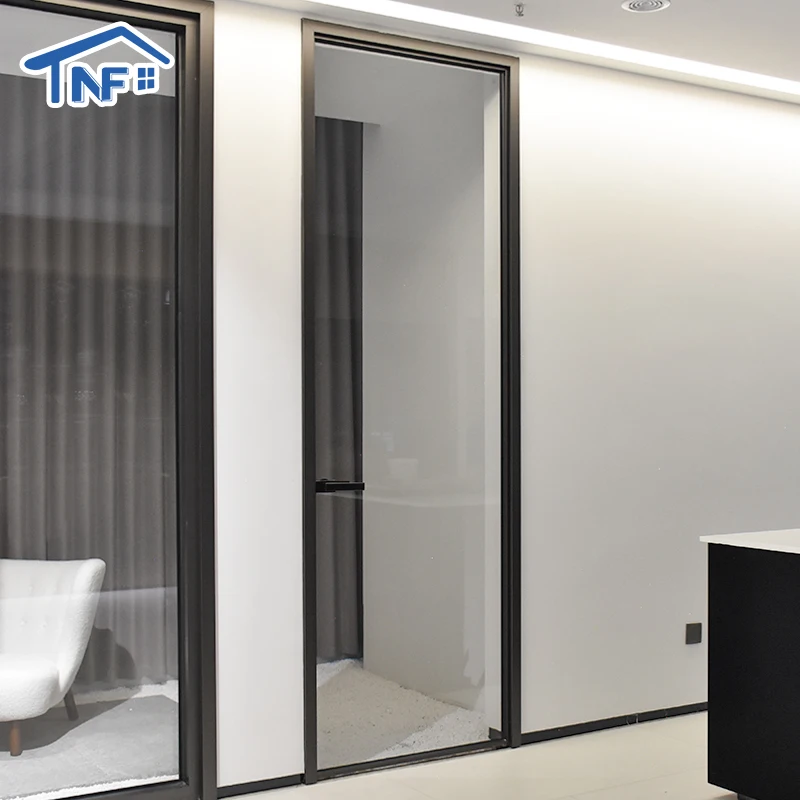 NF 32 x 79 exterior door AS2047 New design waterproof Aluminium double Glazing swing double entry storm doors