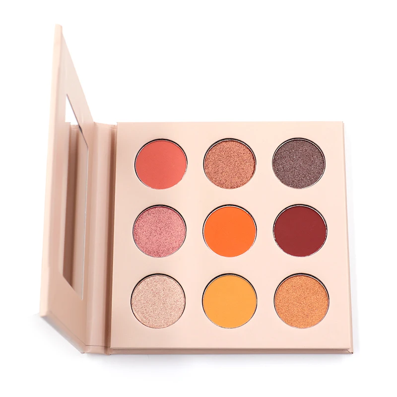 Makeup No Logo Low MOQ Eye Shadow Vendor China Manufacturer Custom Shimmer Matte Eyeshadow Palette