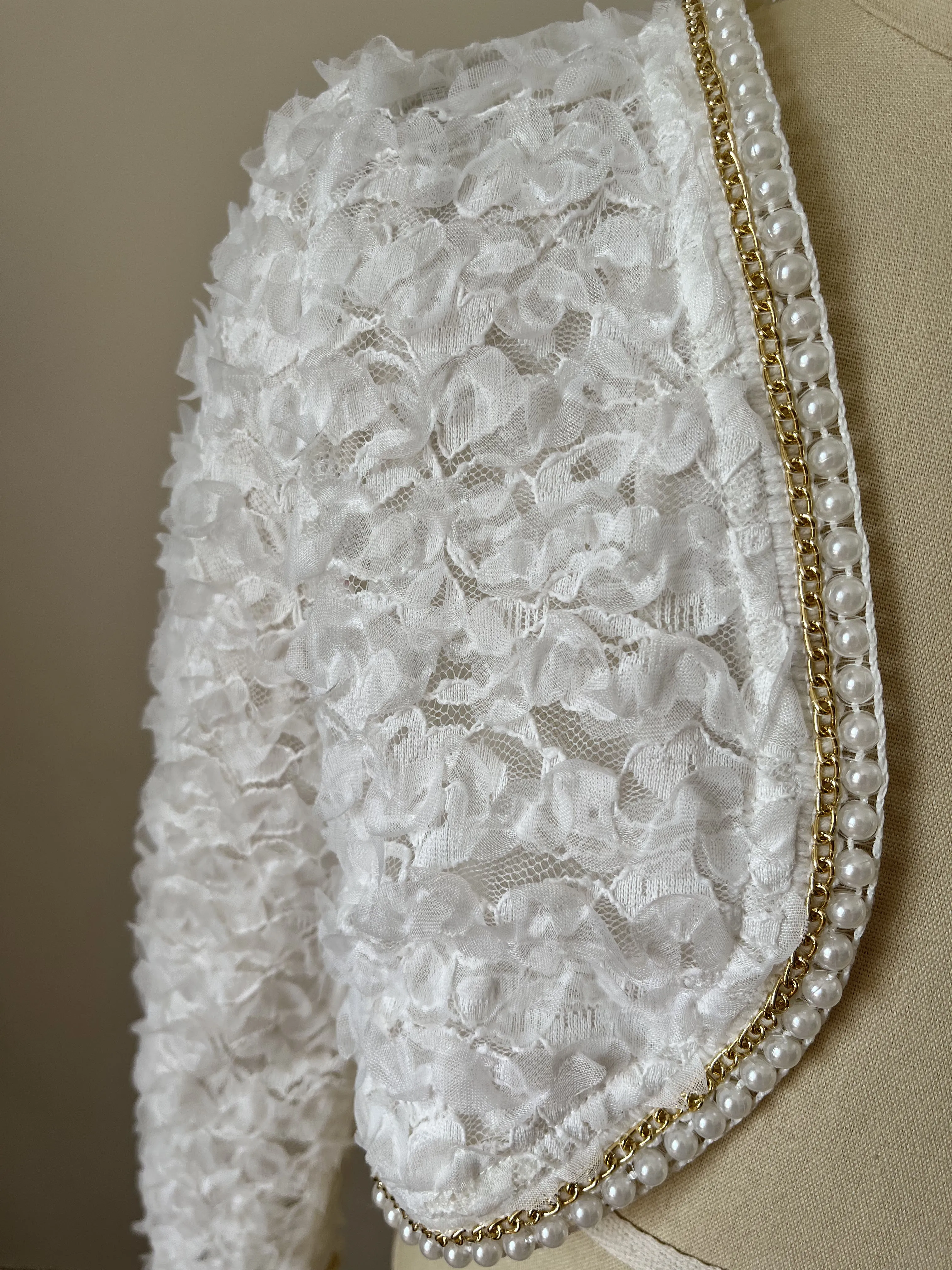 Оригинальная весенне-летняя одежда для девочек с длинным рукавом куртка-болеро укороченный топ кардиган подходящее вечернее платье наряды пальто