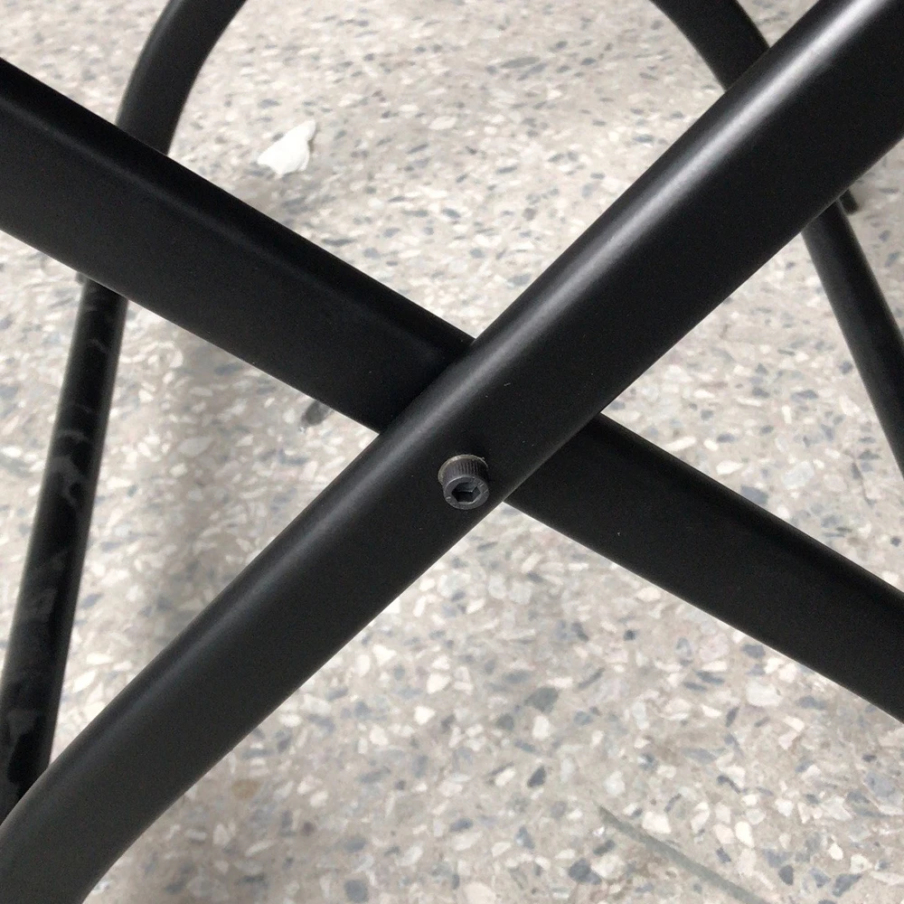 MAX-LR21 Black metal stainless steel hotel supplies foldable luggage stand for room