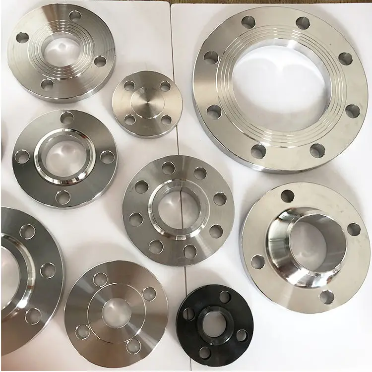 factory Stainless Steel PFA lined fixed flange with toothed hose shank