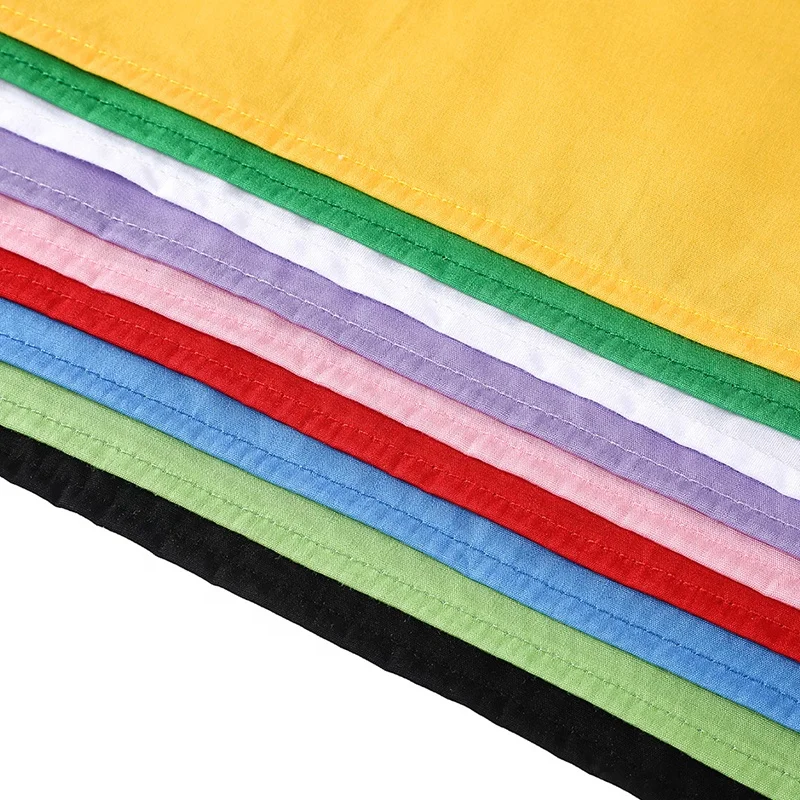 High Quality 100% Cotton Dog Bandana Custom Logo Sublimation Printed Plain Color Triangular Neck Bib Bandanas Classic Style