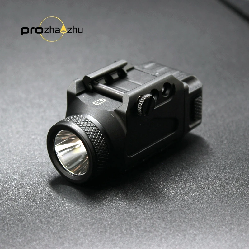 Mini Rails mounted Light IP65 Waterproof 600 Lumen CR123A LED tactical flashlight hunting accessories