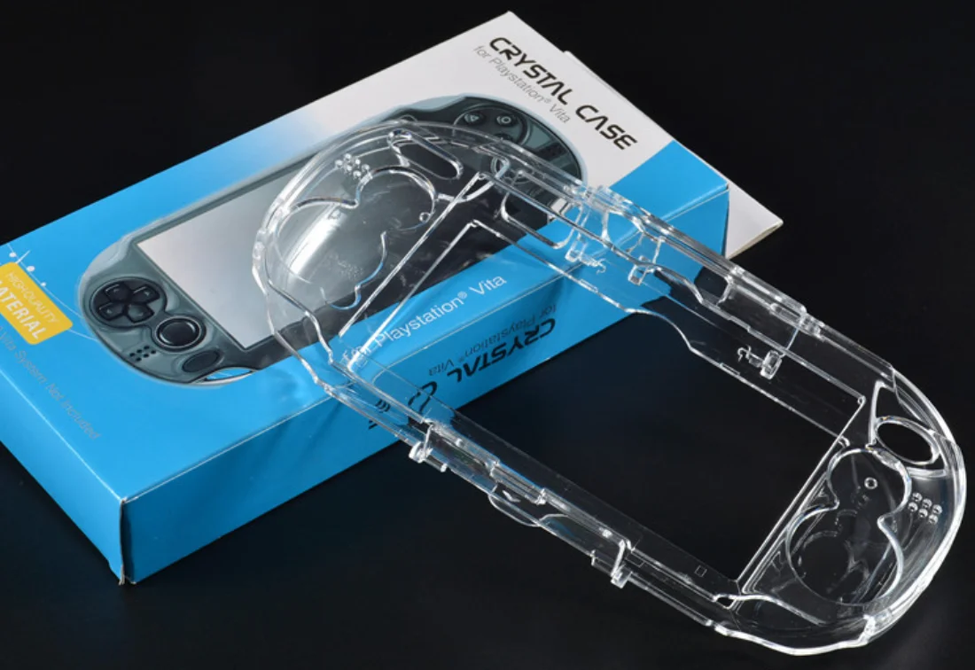 Transparent Clear Hard Case Protective Cover Shell Skin for  PlayStation Psvita PS Vita PSV 1000 Crystal Full Body Protector