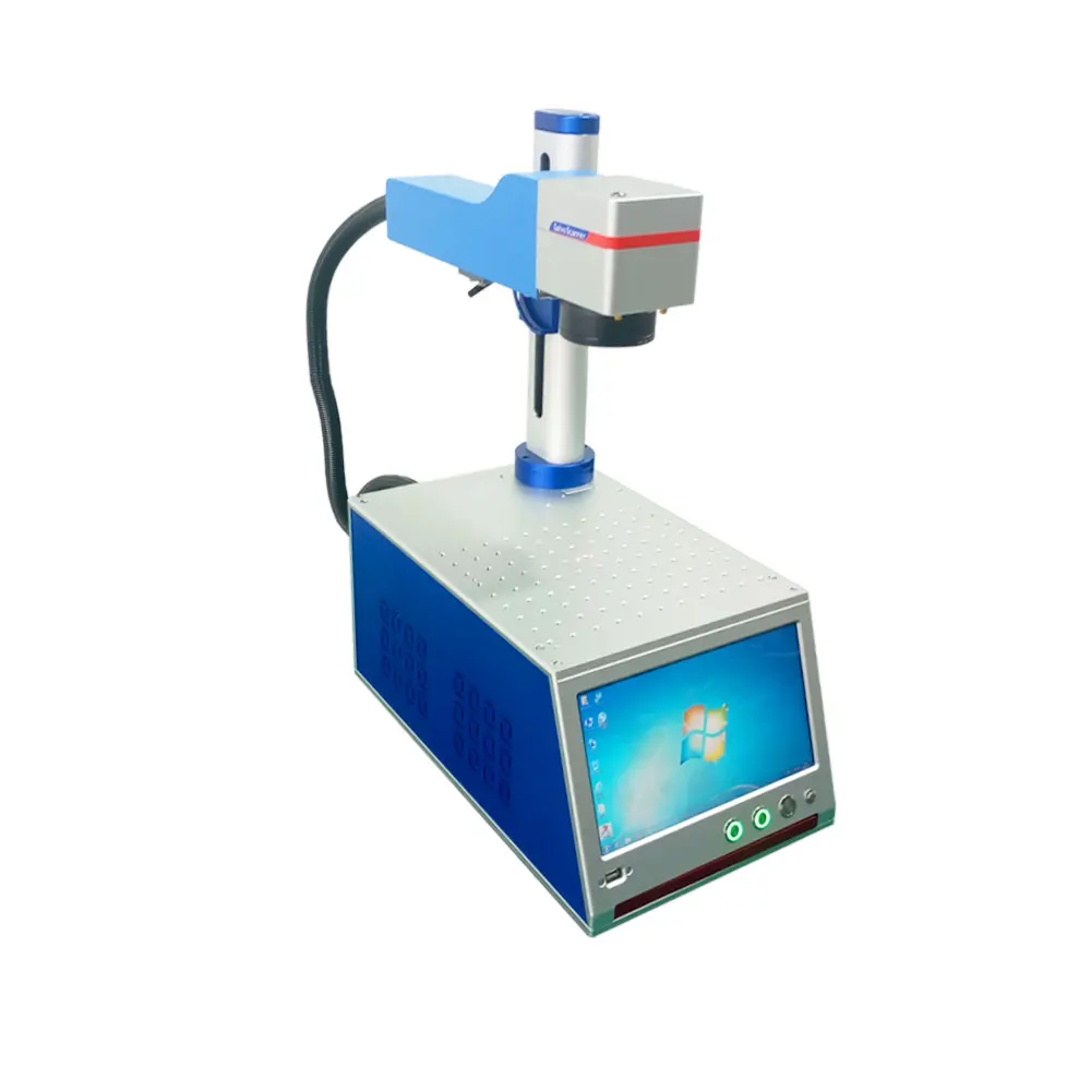 Portable Desktop Fiber Laser Marking Machine For Metal Easy To Operate And Marks Metal With Precision
