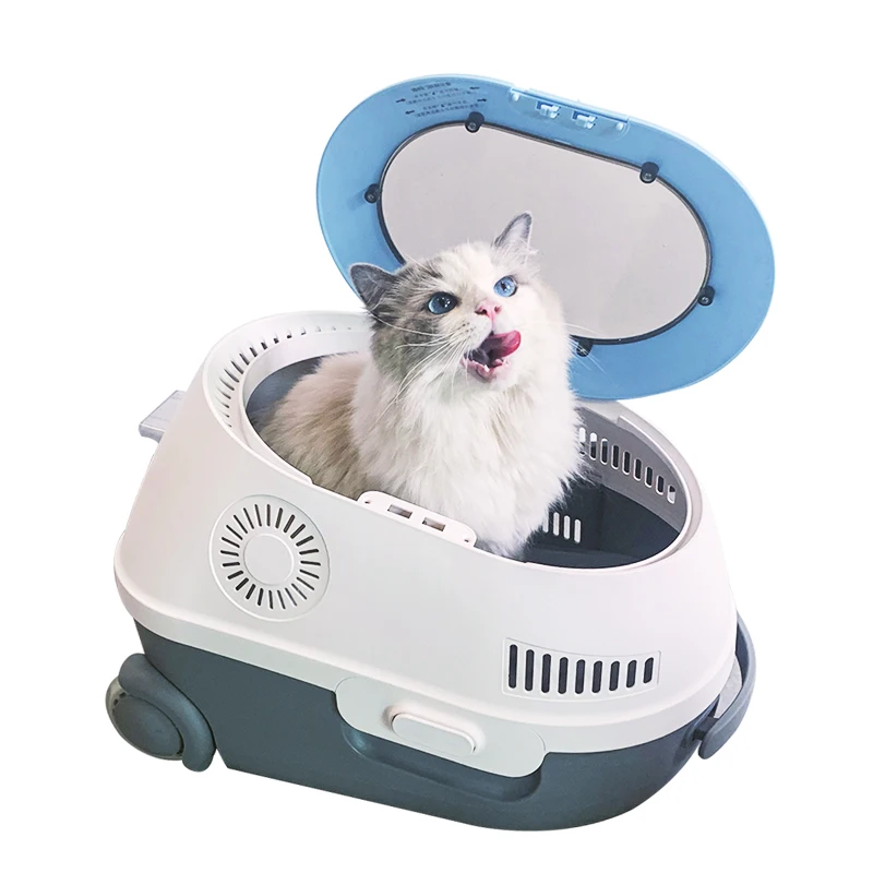 Portable Eva Pet Dog Puppy Cat Foldable Carrier Carrying Bag Cage Tote Handbag