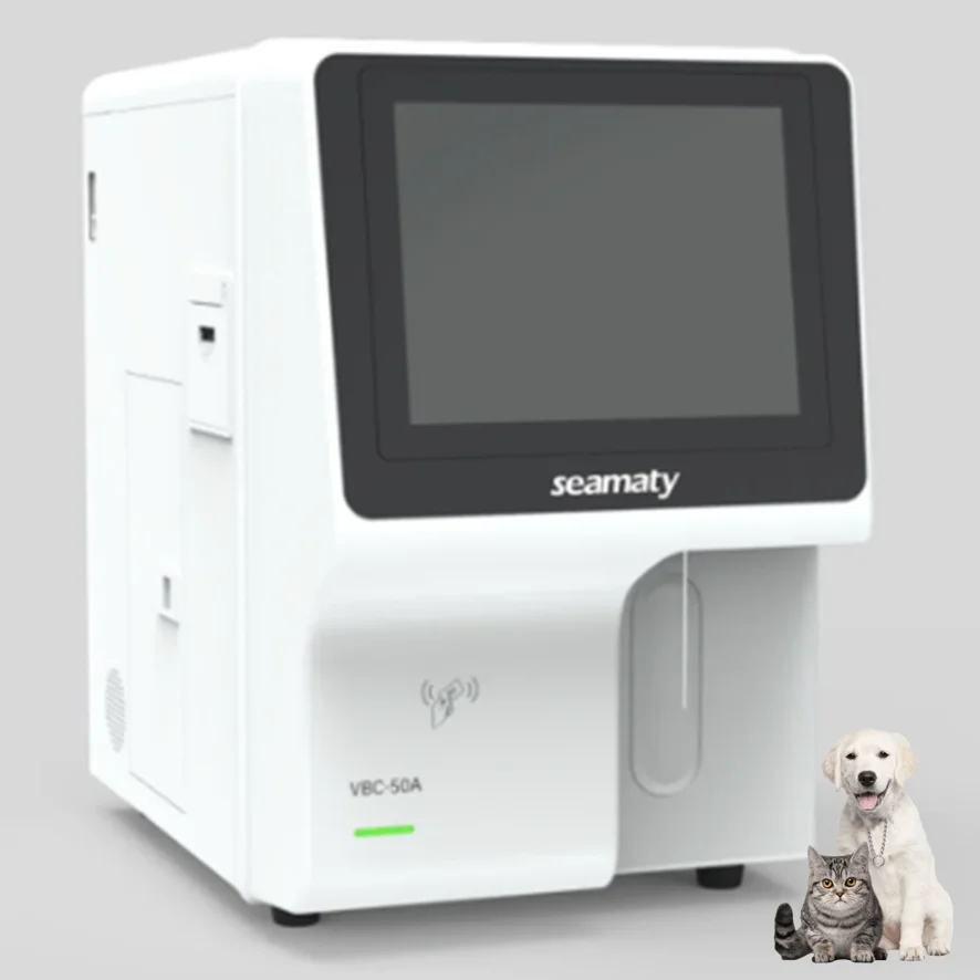 Seamaty VBC50A Multi-function Fully Automated Hematology Analyzer Veterinary Medical Equipment Chemical Blood Tester