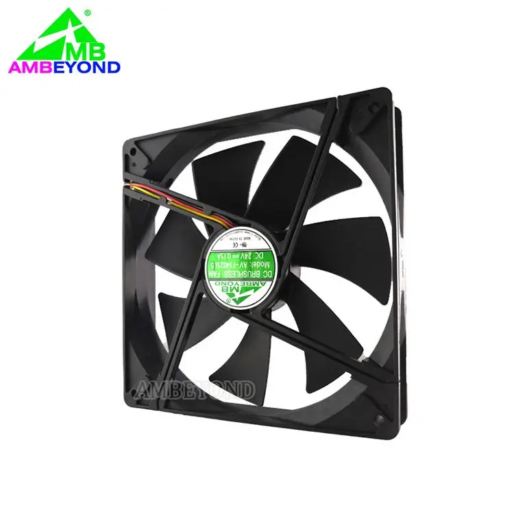 Small Slient 14025 5v 12v Pwm And Tach 140 X 140mm 5000rpm Radial Cooling Fan For New Energy Vehicle Battery Pack