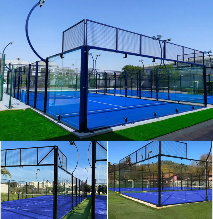 New regulation Sports Court Equipment paddle tennis courts mesh protection paddle heavy duty tennis court
