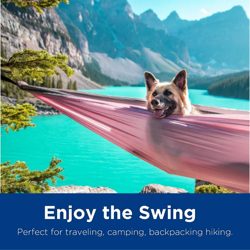 Wholesale Cheap Price Parachute Fabric Lightweight Travel Outdoor Swing Hammock Chair With Tie Straps