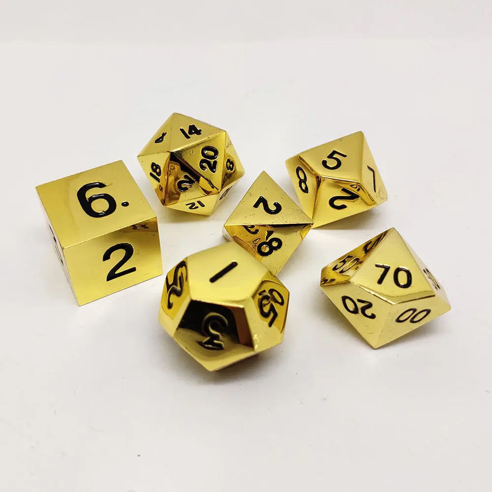 Custom Dicing 20mm D20 Bulk Stone & Resin Black Dice Game Wholesale Metal Gemstone Polyhedral Dnd Dice Set