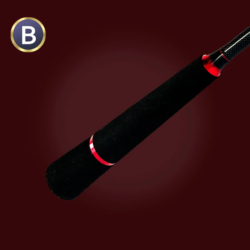 OEM ODM One Section Saltwater Shore Jigging Rod Fuji Reel Seat Toray ultralight Carbon Fiber blank carbon jigging solid pole