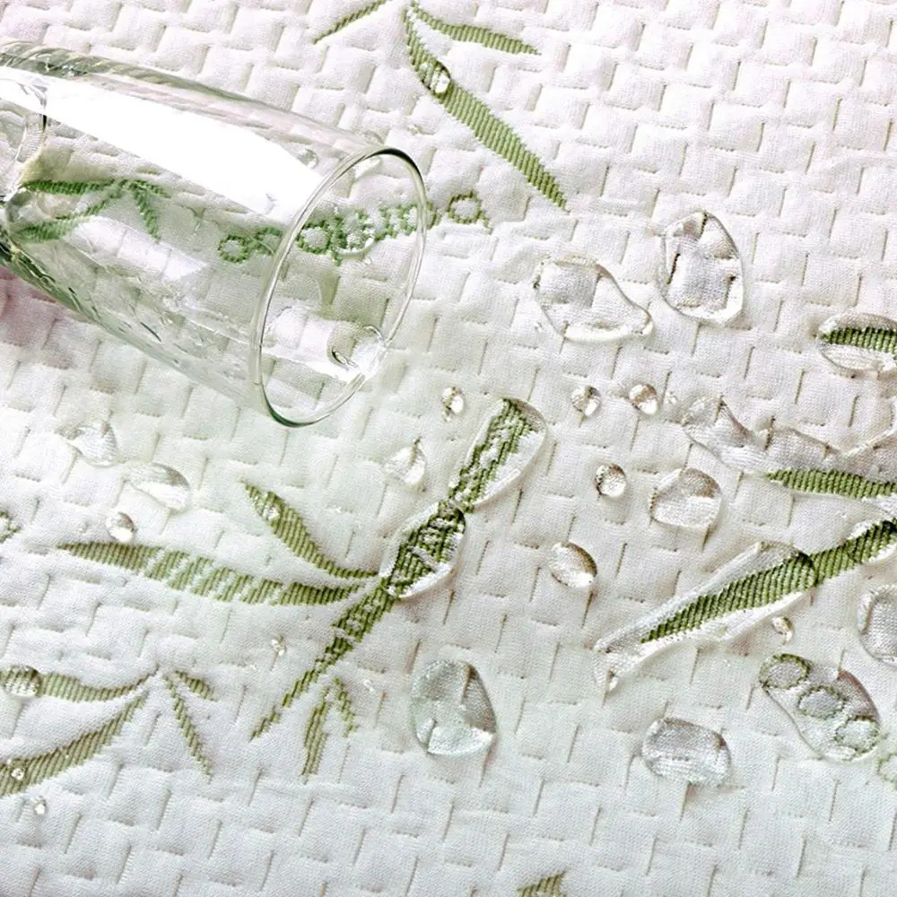 
home Bedding Bamboo Mattress Protector 100% Waterproof Mattress Cover Queen 