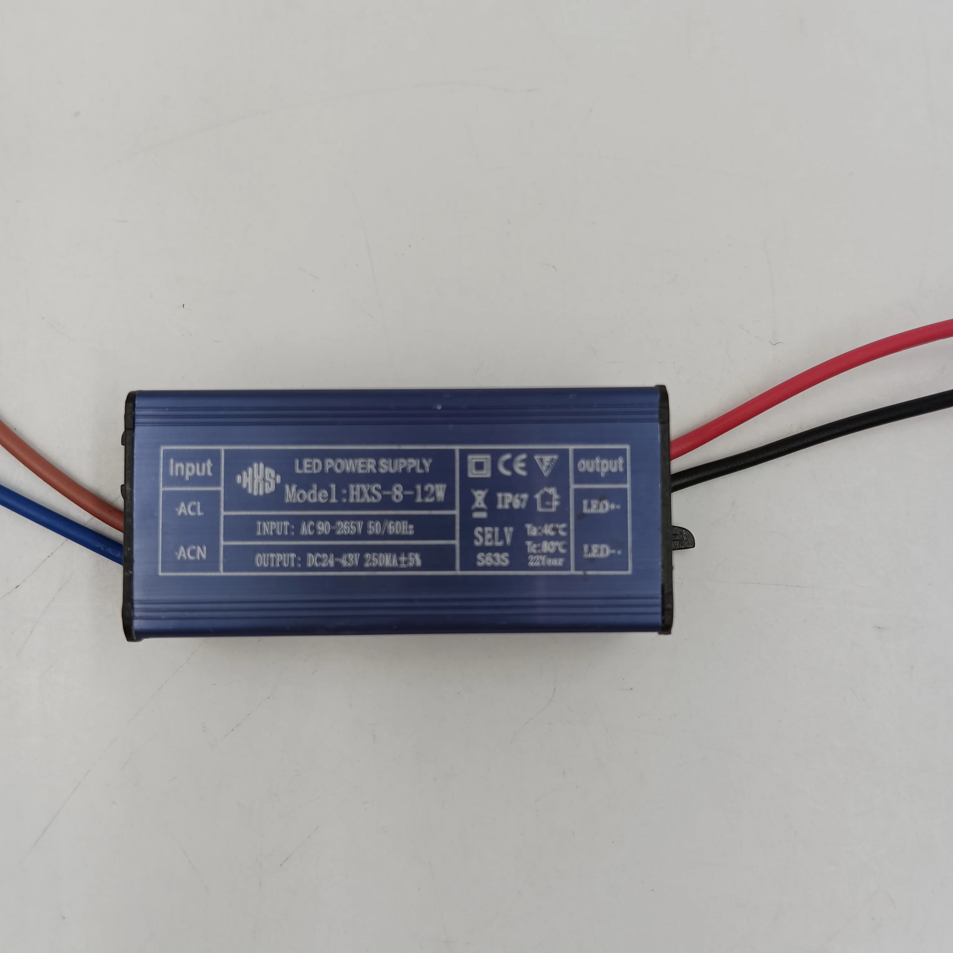 8-12W LED Waterproof Driver with 12W 5730 SMD Light Board good quality