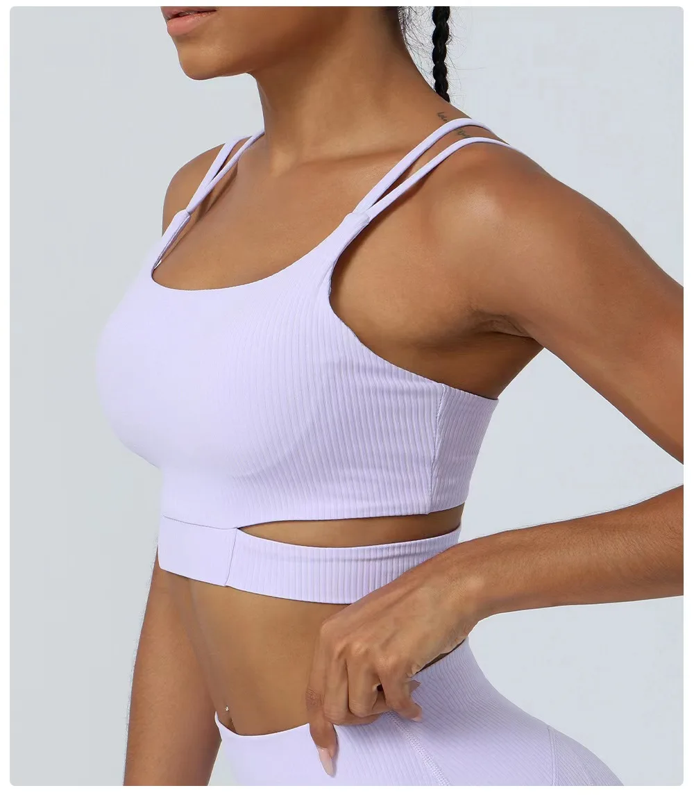 2023 Summer Women Sexy Bodybuilding Custom Logo Gym Clothes Women Sports yoga