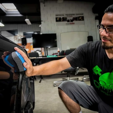 Blue Easy Grip Ultra Soft Hex Logic Applicator Pad