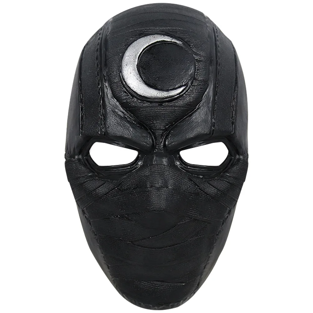 New Super Hero 3d Moon Knight Mask Cosplay Latex Masks Helmet Masquerade Halloween Accessories Party Weapon Props