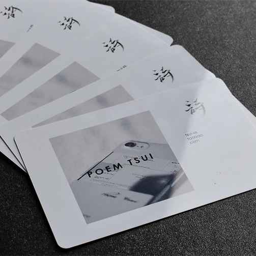 2024 High Quality Custom Transparent Plastic Pvc Business Card/Vip Invitation Card Printing With Logo Luxury