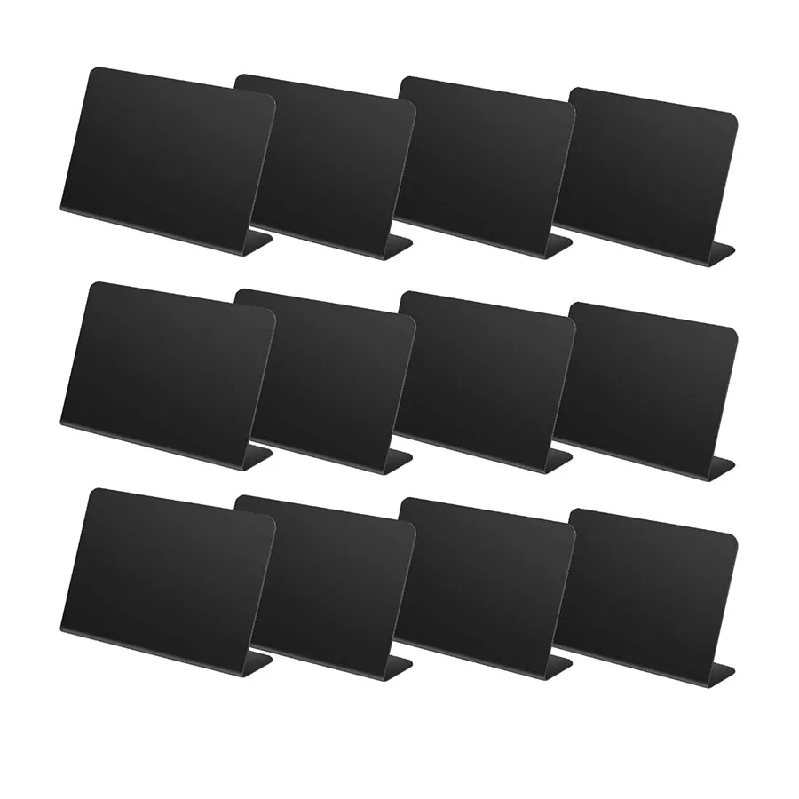 Small L Shaped Blackboard Chalkboard Signs and Food Labels Buffet Tags Weddings Birthday Parties