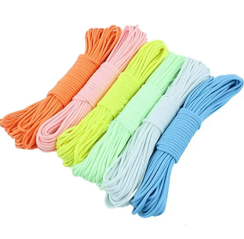 Hot selling wholesale multi-color outdoor camping supplies tent umbrella rope