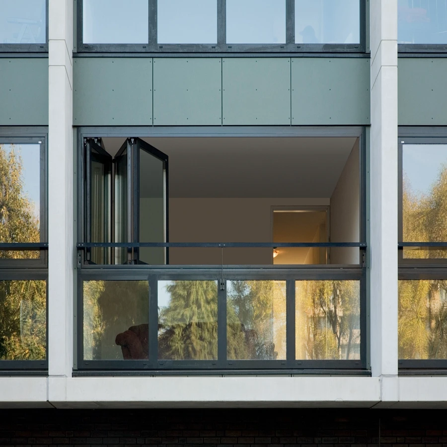 Алюминий Би складной аккордеон стеклянные окна сломанный мост алюминиевый балкон горизонтальные