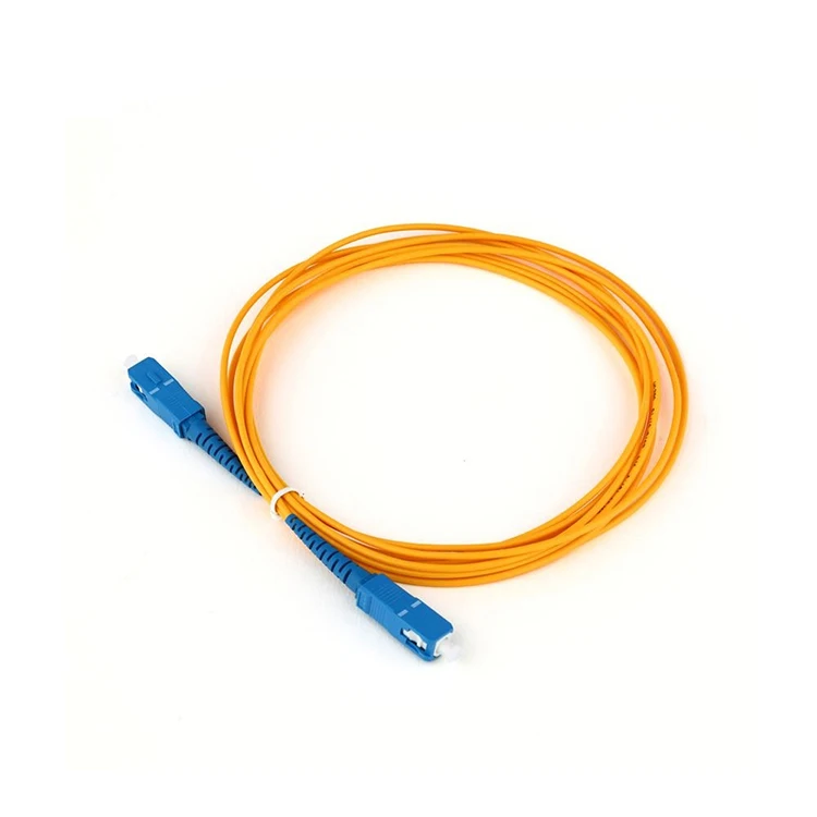  Ftth manufacture sc-sc Simplex желтый Внутренний оптический кабель 3 метра