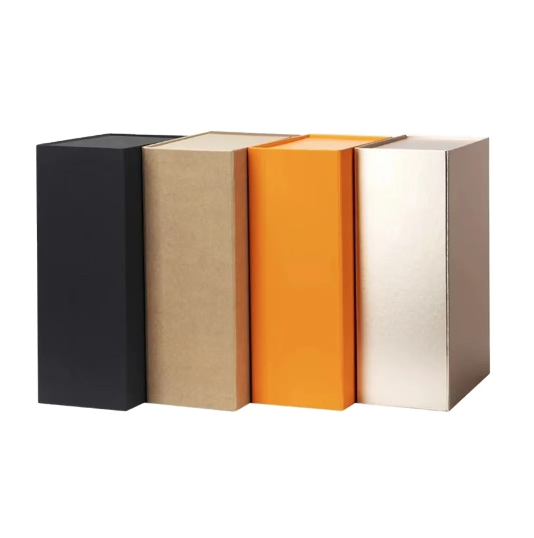 Wholesale Foldable Magnetic Gift Box Luxury Rigid Cardboard Recyclable Paper Packaging Clothing Box