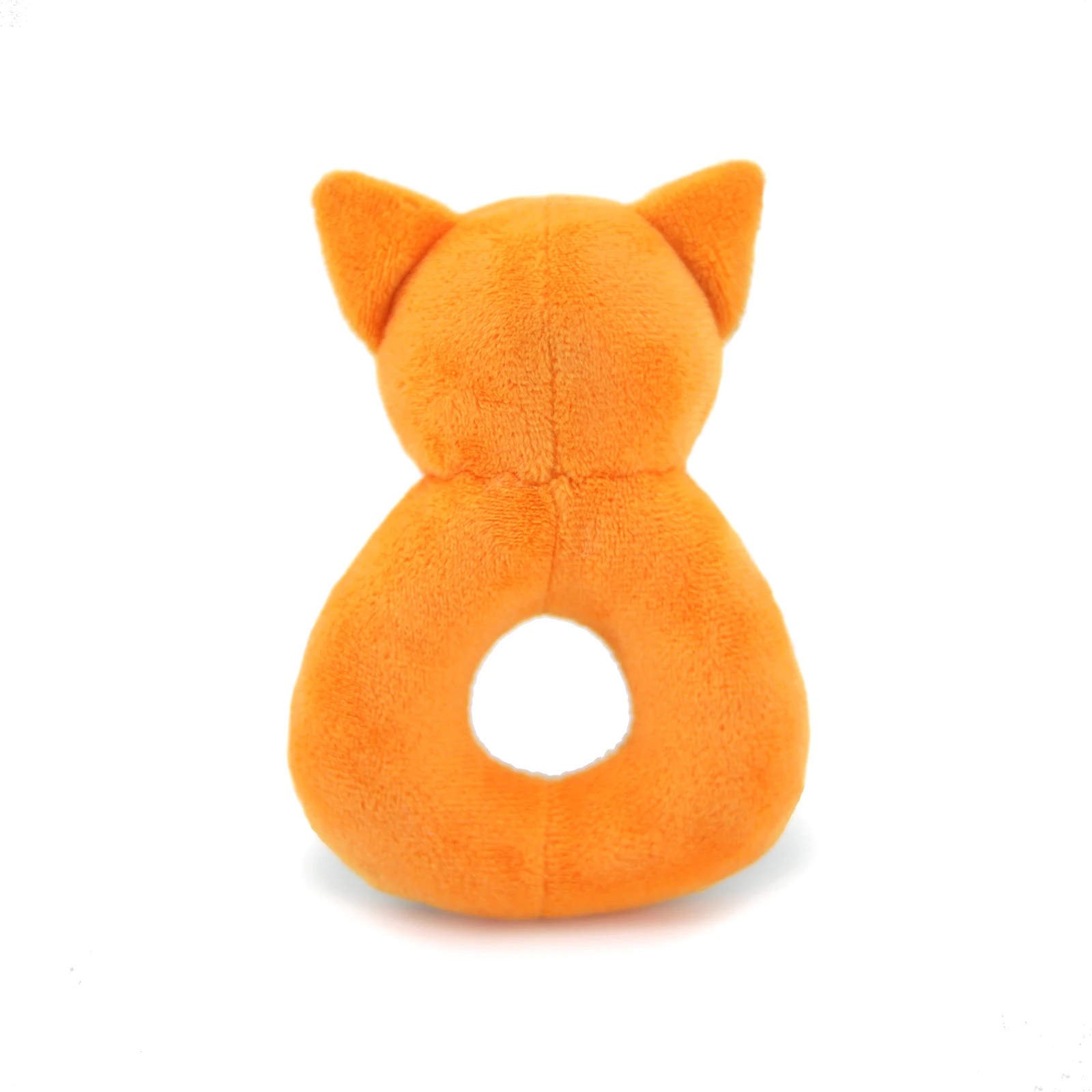 Baby Lovely Fox Soft Rattle Toy, Plush Stuffed Animal for Newborn Soft Hand Grip Shaker Over 0 Months