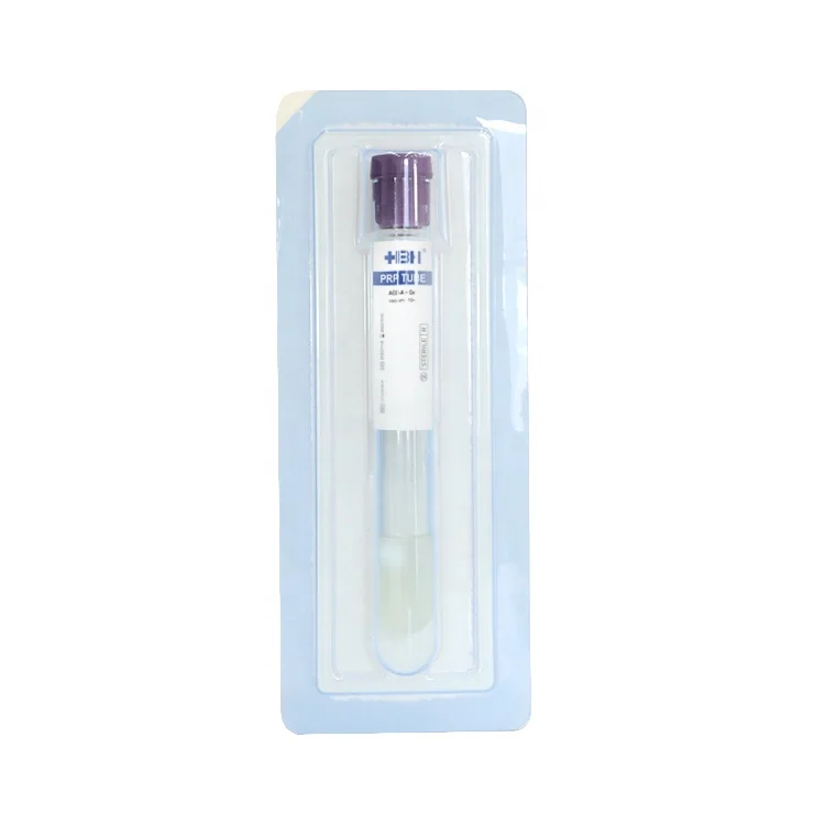 Best Selling PRP Tubes 10ml Tube ACD-A Anticoagulant and Gel PRP Tube