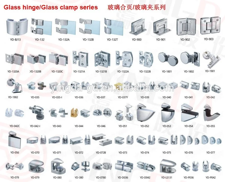small swivel cabinet glass clamp/table glass clip/glass holder for shelf