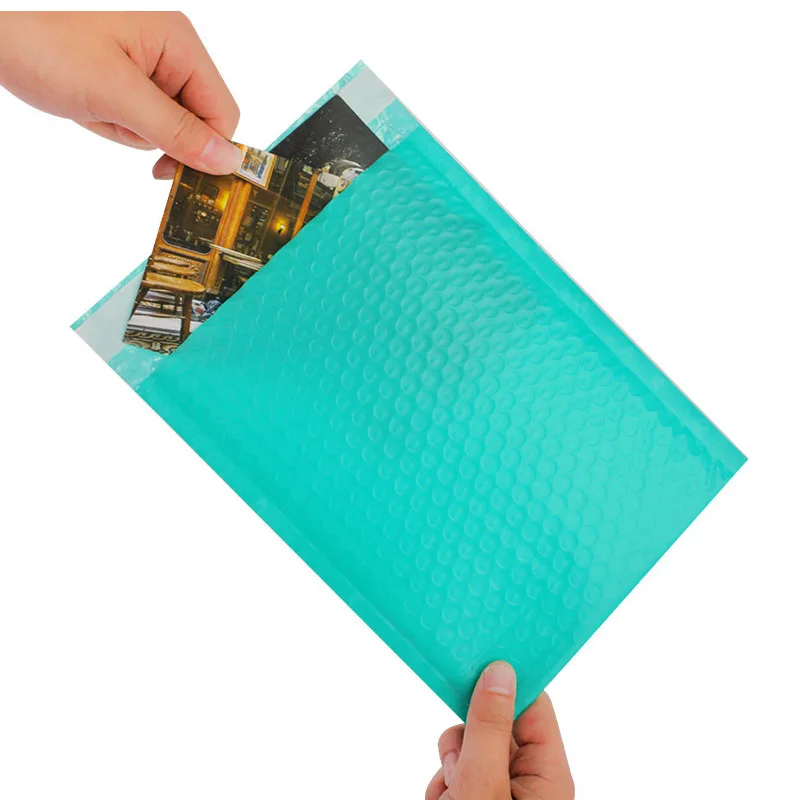 Recyclable Poly Packaging Envelopes Green Cushion Express Mailing Bags Logo Custom Shipping Bubble Mailers