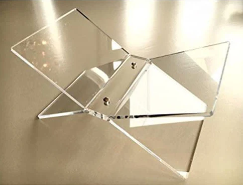 VONVIK 2020 Plexiglass Open Book Display Clear Acrylic Desktop Book Holder
